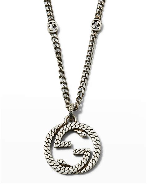 gucci mens necklace|gucci men's necklace sale.